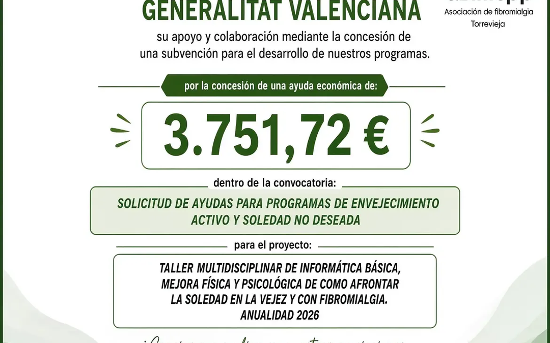 🌿 ASIMEPP y Generalitat Valenciana: Un impulso esencial para el envejecimiento activo y el bienestar emocional