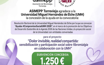 🌿 ASIMEPP y la Universidad Miguel Hernández: Un compromiso conjunto con la sensibilización sobre la fibromialgia