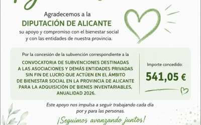 🌿 ASIMEPP y Diputación de Alicante: Un apoyo que impulsa el bienestar social y la mejora continua