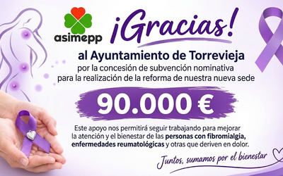 Concesión de subvención nominativa para la reforma de nuestra nueva sede